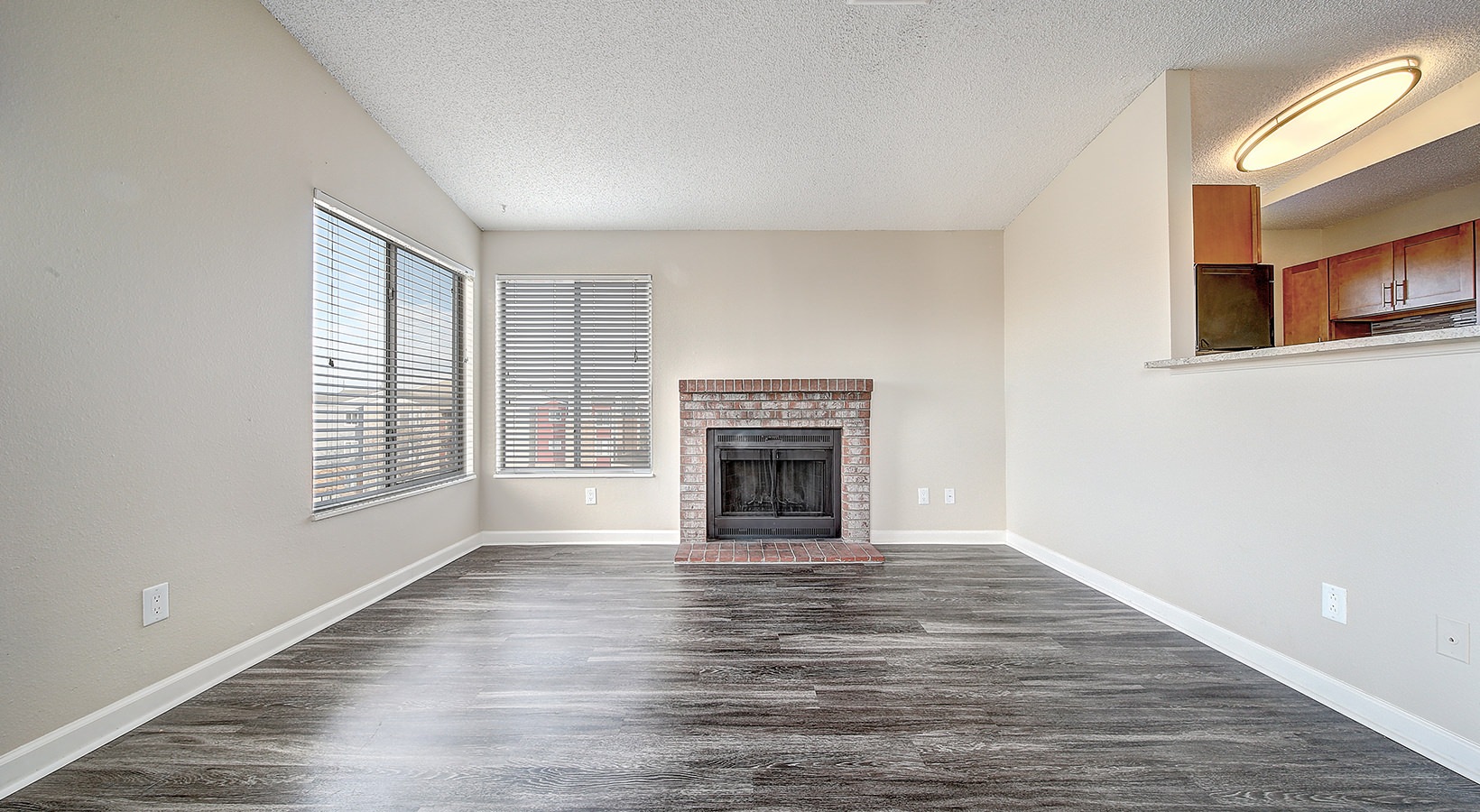 Living Room Well lit cozy living room
