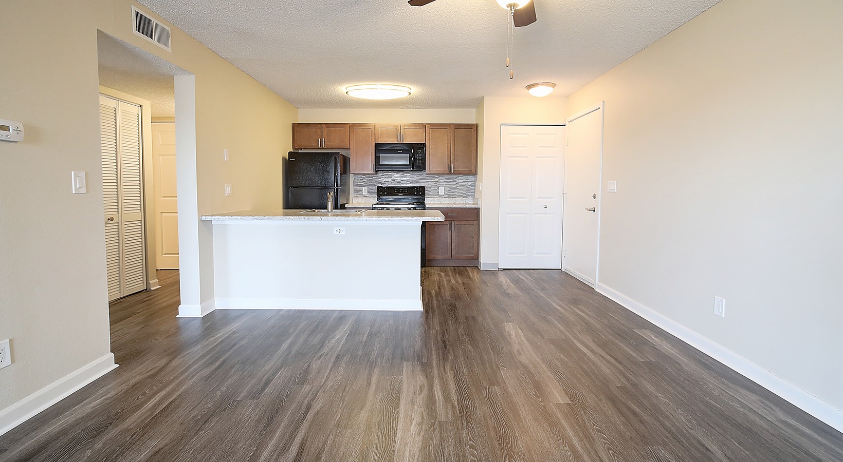 Living Room Well lit cozy living room