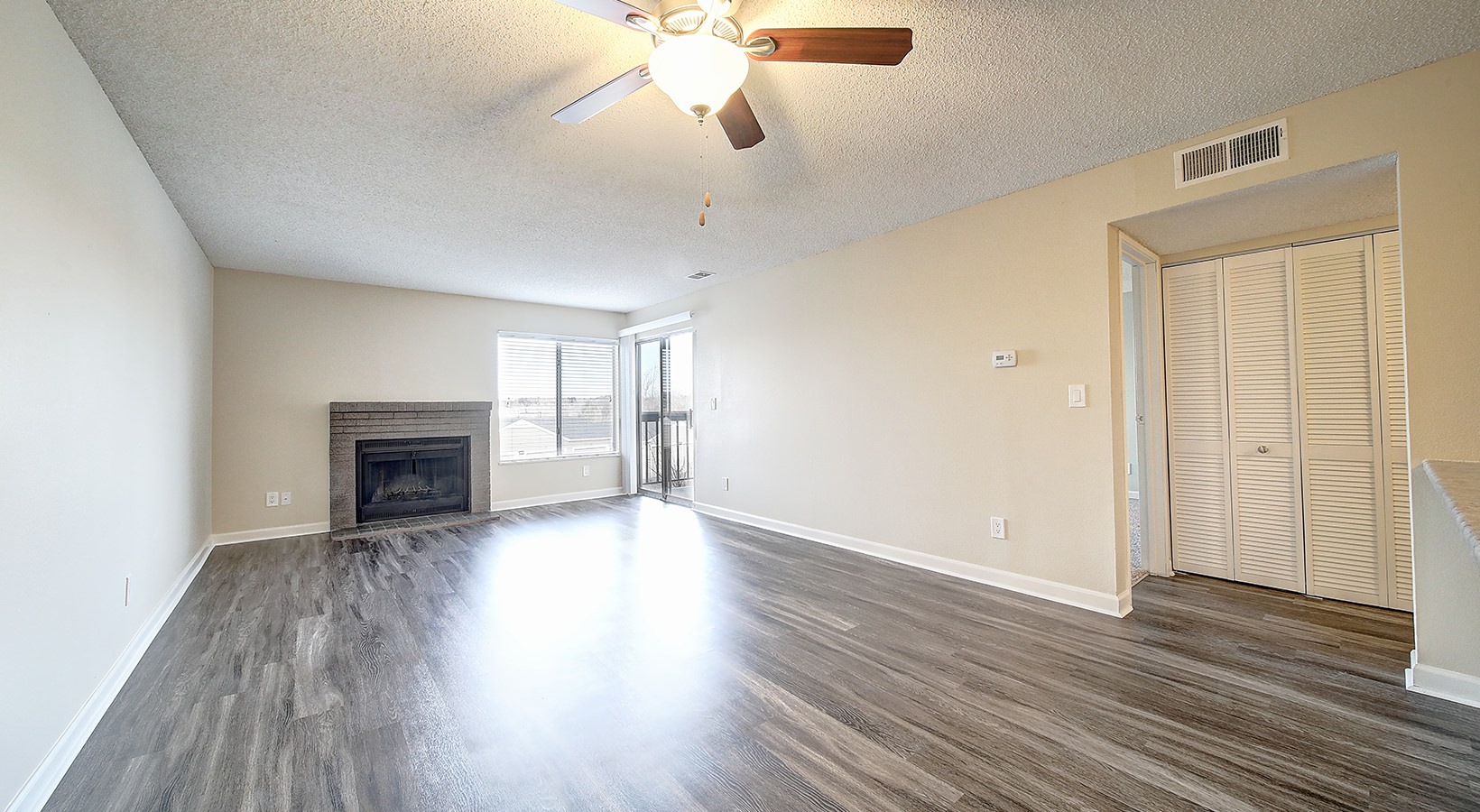 Living Room Well lit cozy living room